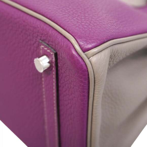 Hermes Hermès Birkin 30 Togo Anemone Asphalt Handbag with Z Stamp, SPO Women's - Picture 8 of 13